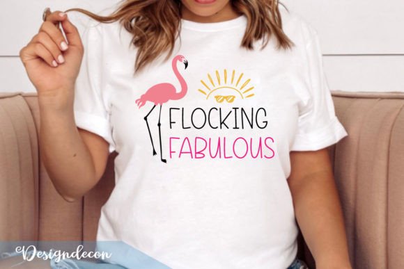 Download Flocking Fabulous Summer Pink Funny Svg - Svg Collection