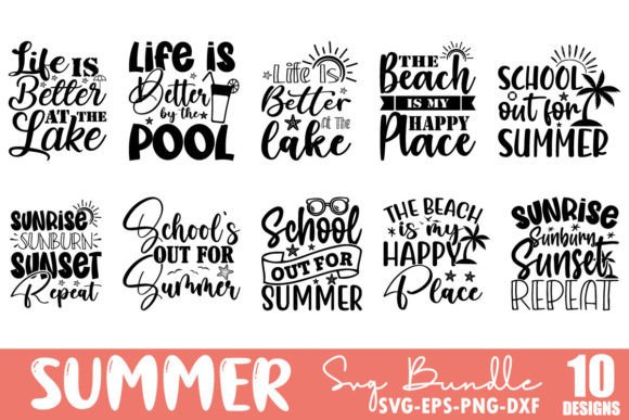 Download Funny Summer SVG Bundle, Summer Quotes - Svg Collection