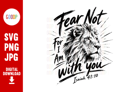 Download Fear Not Lion Bible Verse SVG - Svg Collection