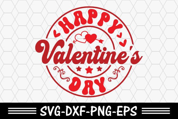 Download Retro Valentine Svg,Happy Valentine's Da - Svg Collection