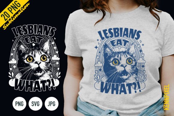 Download Lesbians Eat What Cat Shirt SVG PNG - Svg Collection