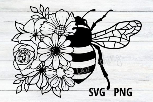 Download Flower Bee SVG - Svg Collection