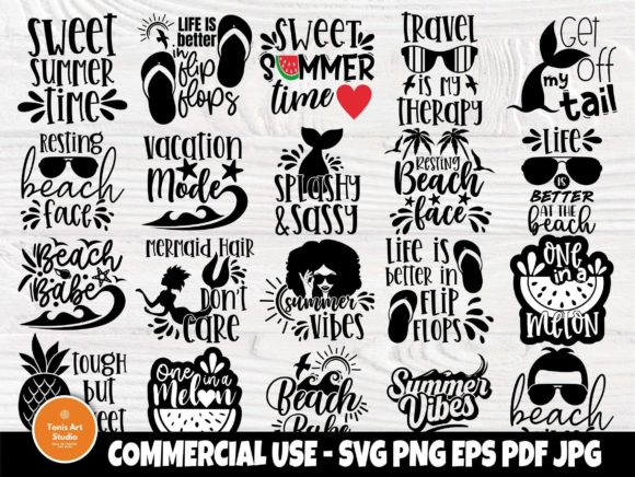 Download Summer SVG Cut Files, Beach Svg, Mermaid - Svg Collection