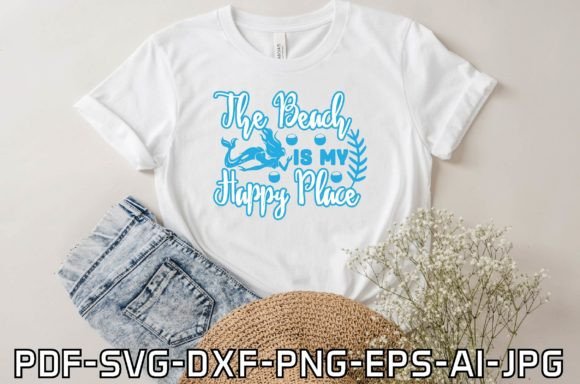 Download The Beach is My Happy Place SVG Cut File - Svg Collection