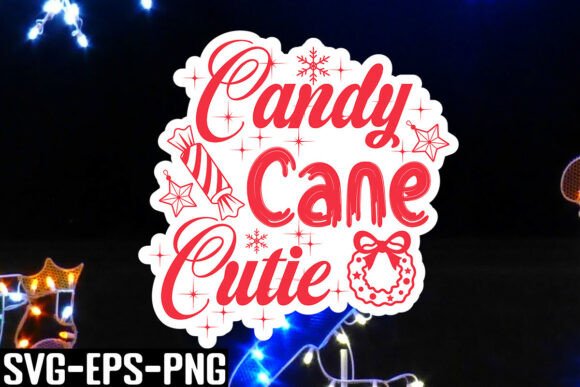 Download Candy Cane Cutie SVG Cut File - Svg Collection