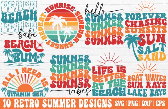 Download Retro Summer SVG Bundle - Summer PNG - Svg Collection
