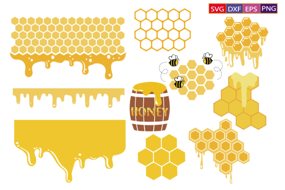 Download Honeycomb Svg ,Honey Drip Svg ,Honey Svg - Svg Collection