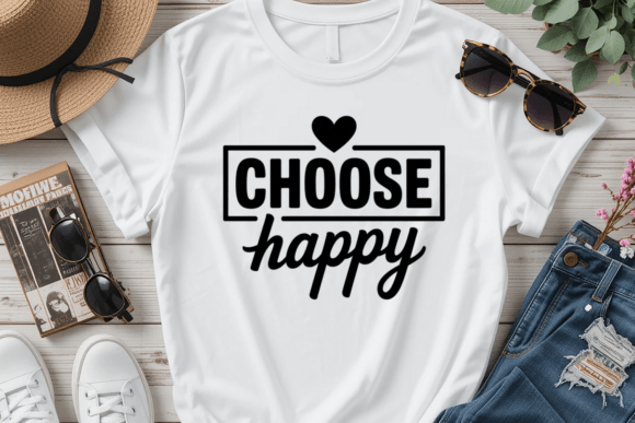 Download Choose Happy Quote PNG SVG - Svg Collection