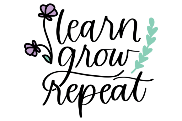 Download Learn Grow Repeat SVG - Svg Collection