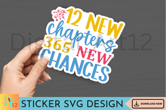 Download 12 New Chapters 365 New Sticker SVG - Svg Collection