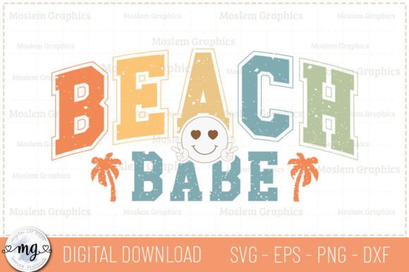 Download Beach Babe - Retro Summer SVG - Svg Collection