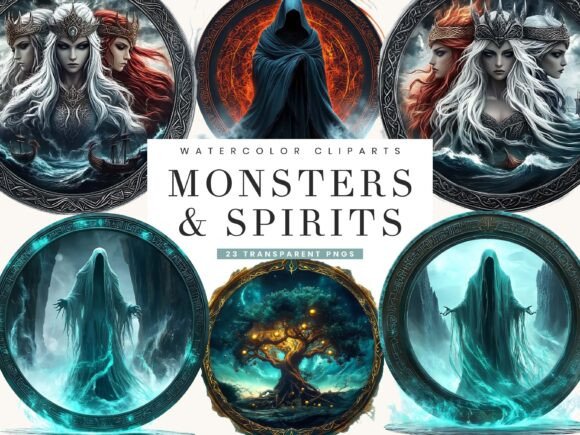 Download Norse Mythology Monsters and Spirits - Holo Collection