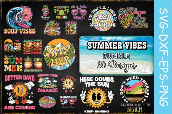 Download Summer Vibes SVG Bundle - Svg Collection