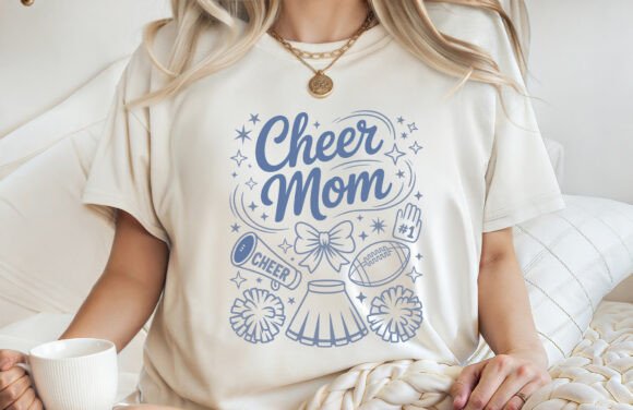 Download Preppy Cheer Mom Coquette T-shirt SVG - Svg Collection