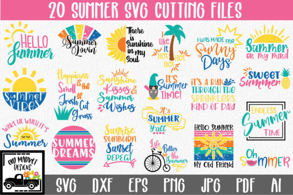 Download Summer SVG Bundle - Svg Collection