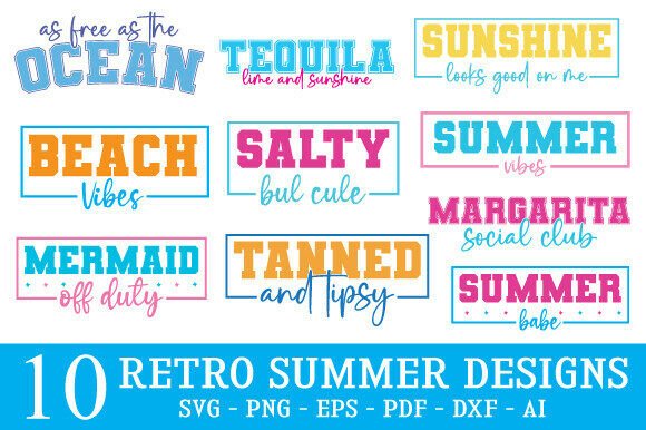 Download Retro Summer Svg Png, Summer Svg Bundle - Svg Collection