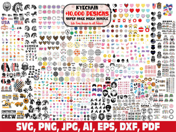 Download Keychain Svg Bundle, Keychain Pattern - Svg Collection