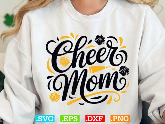 Download Cheer Mom Shirt SVG, Cheerleading Mom - Svg Collection