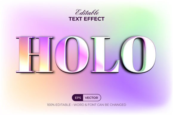Download Holo 3D Text Effect Style - Holo Collection