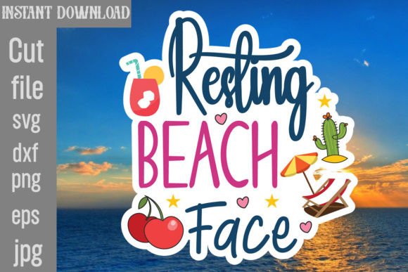 Download Resting Beach Face SVG Cut File - Svg Collection
