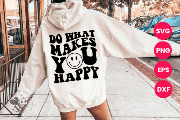 Download Do What Makes You Happy Retro Groovy SVG - Svg Collection