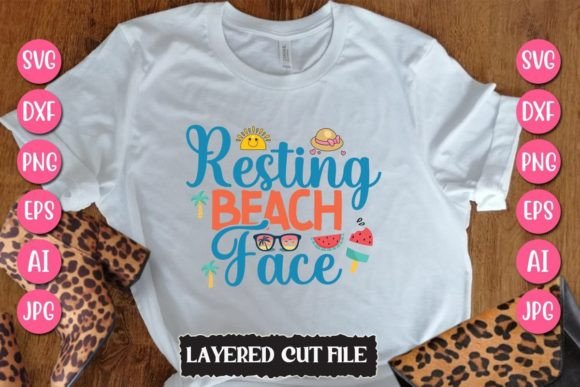 Download Resting Beach Face Svg Cut File - Svg Collection