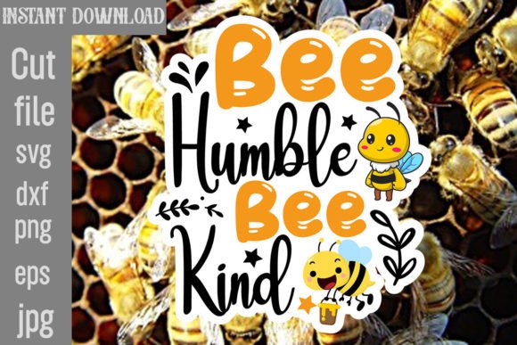 Download Bee Humble Bee Kind SVG Cut File - Svg Collection