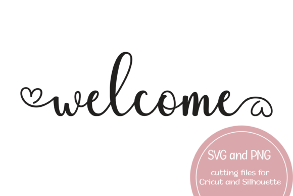 Download Welcome Heart Printable SVG and PNG - Svg Collection