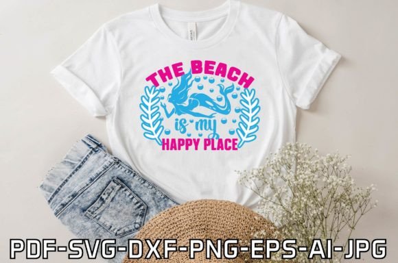 Download The Beach is My Happy Place SVG Cut File - Svg Collection
