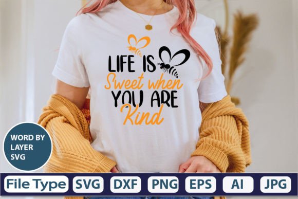 Download Life is Sweet when You Are Kind SVG Cut - Svg Collection