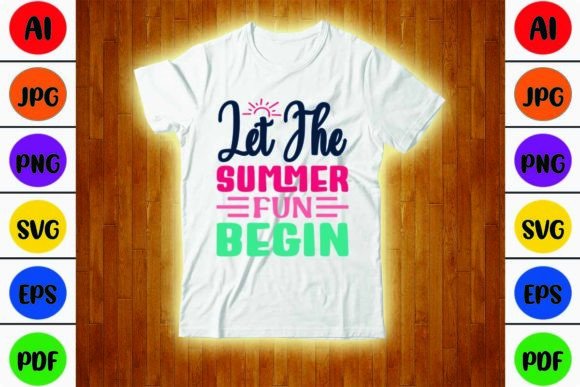Download Let the Summer Fun Begin SVG Design - Svg Collection
