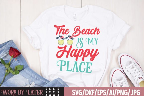 Download The Beach is My Happy Place SVG Cut File - Svg Collection