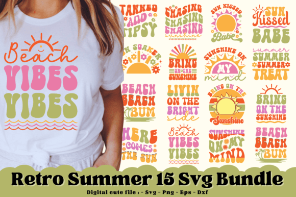 Download Retro Summer Svg Bundle - Svg Collection