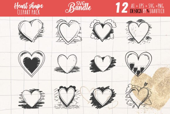 Download Heart Svg Bundle Heart Icons Heart Shape - Svg Collection