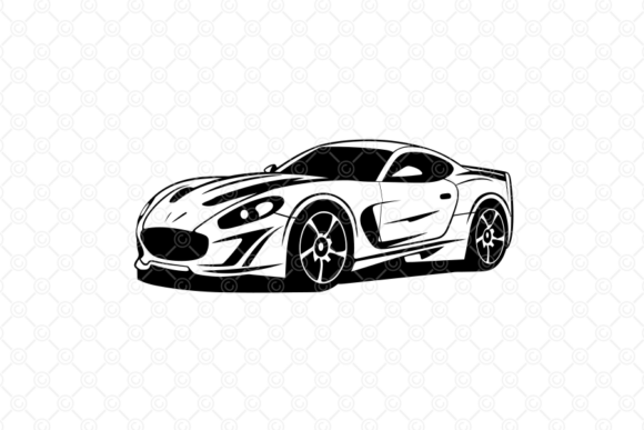 Download Sports Car SVG, Car Silhouette SVG, 002 - Svg Collection