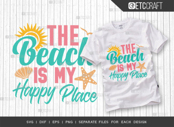 Download The Beach is My Happy Place SVG Cut File - Svg Collection