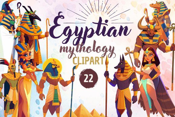 Download Egyptian Mythology Gods - Clipart - Holo Collection
