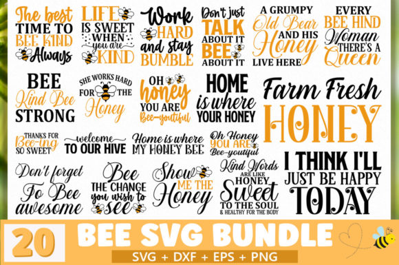 Download Bee SVG Bundle - Svg Collection