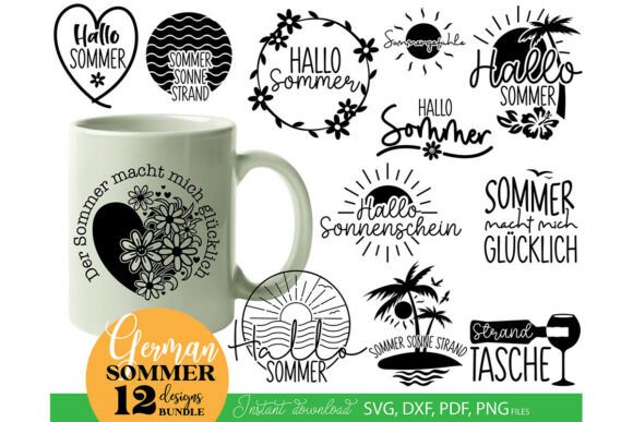 Download German Summer SVG Bundle: Beach Vacation - Svg Collection