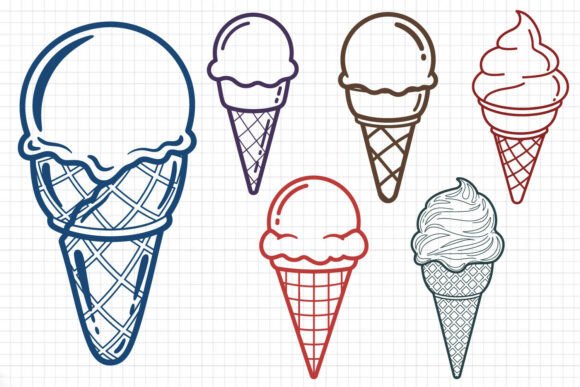 Download Ice Cream Cone SVG Bundle Summer SVG. - Svg Collection