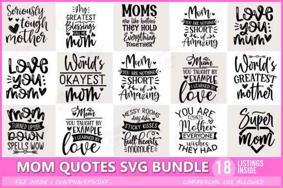 Download Funny Mom Quotes SVG Bundle-II - Svg Collection