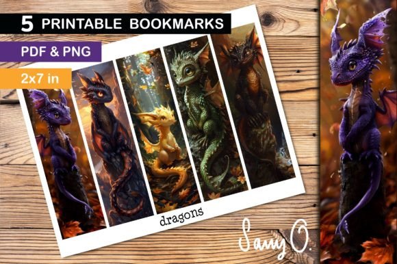 Download Bookmark Dragons Fantasy Mythology PNG - Holo Collection