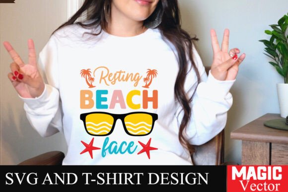 Download Resting Beach Face SVG Cut File - Svg Collection