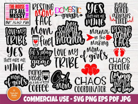 Download Mom SVG Bundle, Funny Mom Quotes Svg - Svg Collection