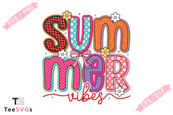 Download Summer Vibes Svg, Retro Summer Bow Svg - Svg Collection