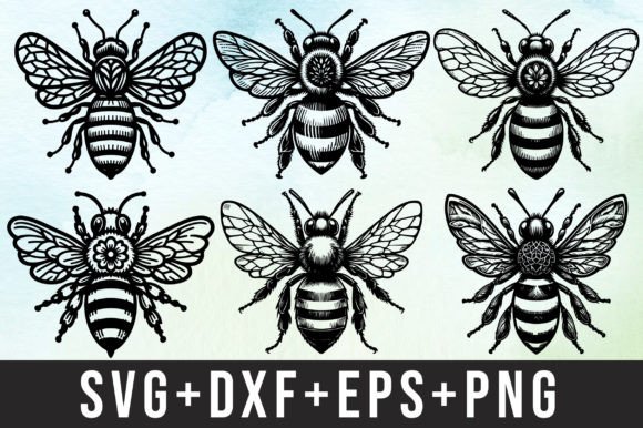Download Honey Cute Bee Svg Bundle - Svg Collection