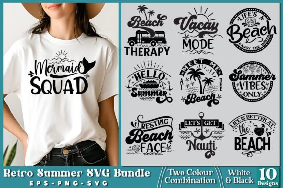 Download Retro Summer SVG Bundle - Svg Collection