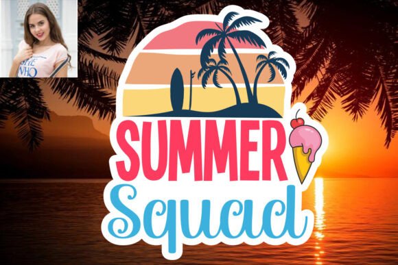 Download Summer Squad SVG Sticker Design - Svg Collection