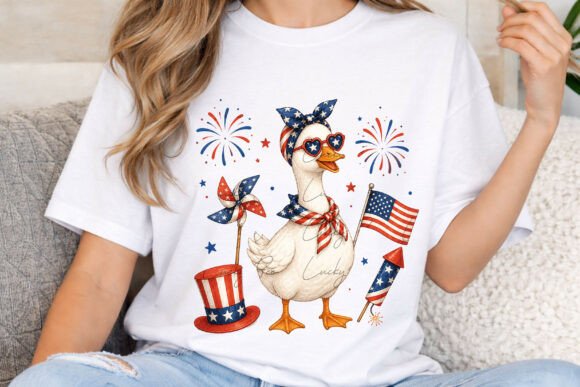 Download Patriotic Goose PNG, 4th of July Png - Premium Resources